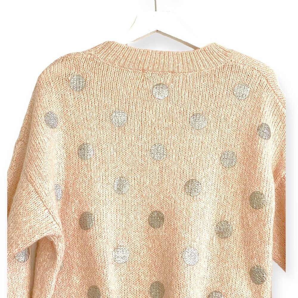 Essentiel Antwerp Hoovercraft Sweater, Size S, pale pink/beige with polka dots - Picture 9 of 14